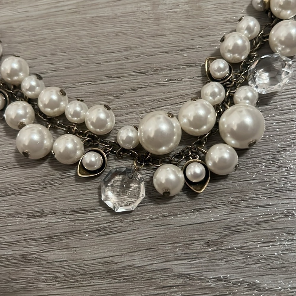 Chloe + Isabel pearl and crystal 32” necklace - Picture 4 of 6